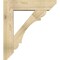 Ekena Millwork Olympic Slat Rough Sawn Bracket w/ Offset Brace, Douglas Fir, 8"W x 32"D x 36"H BKT0806X32X36OLY06RDF - alternate 3